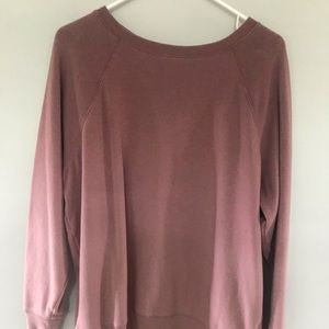 Begging fit Mauve Sweatshirt